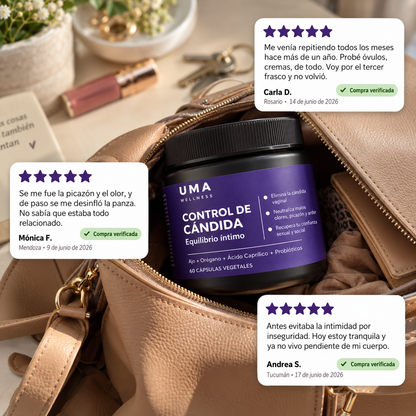 UMA® — Control de cándida con probióticos para el equilibrio íntimo