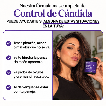 UMA® — Control de cándida con probióticos para el equilibrio íntimo